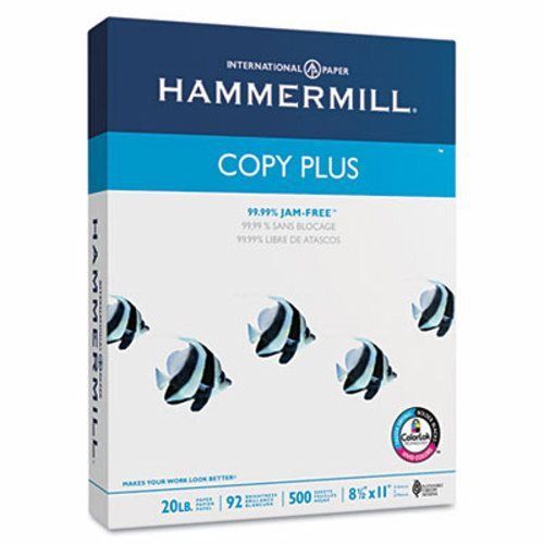 Hammermill Copy Paper, 92 Brightness, 8-1/2 x 11, White, 5000 Sheets (HAM105007)