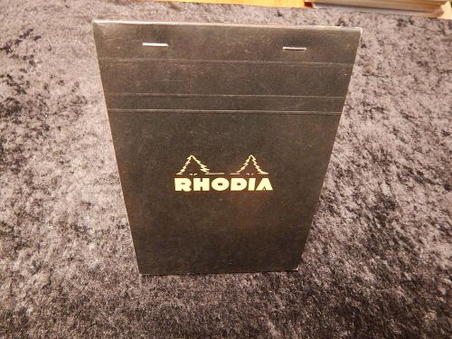 Rhodia Bloc Rhodia N 16 5 X 5 mm Graph 80 Sheets Tablet Black Cover
