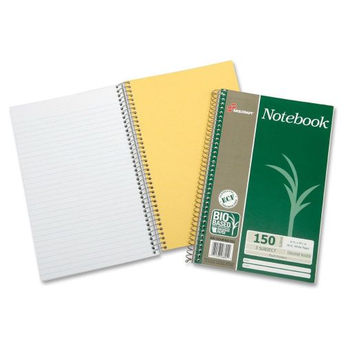 Skilcraft 3-subject coll. ruled wirebound notebook - 150 sheet - 16 (nsn6002023) for sale