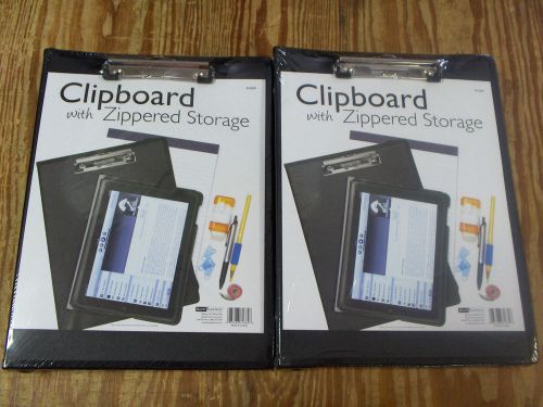 Baumgartens Recycled Zippered Storage Clipboard (Pack of 2)