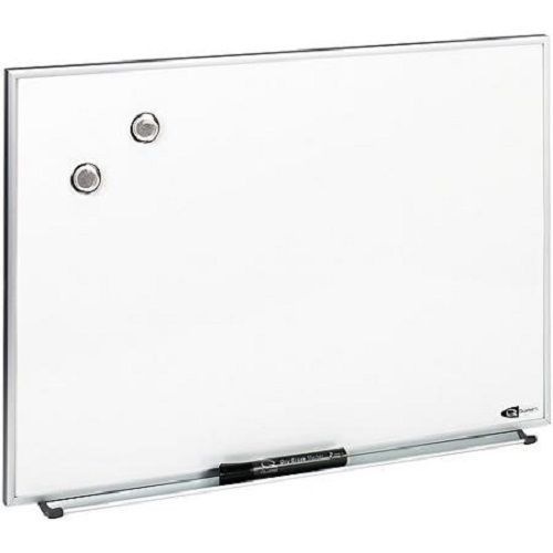 Quartet Magnetic Dry Erase Board, Painted Steel, 23&#034; x 16&#034;, White Aluminum Frame