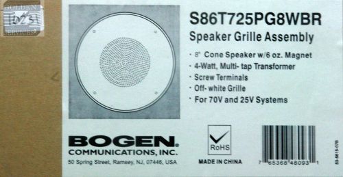 Bogen Communications, Inc. S86T725PG8WBR Speaker Grille Assembly
