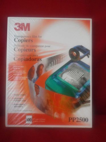 3M transparency film for copiers PP2500 5112501810 100 sheets