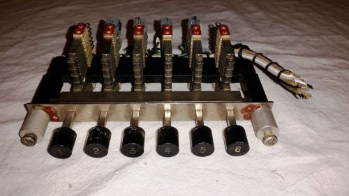 Capitol Switch 6 push button band switch assembly circuit 10D-1908-3