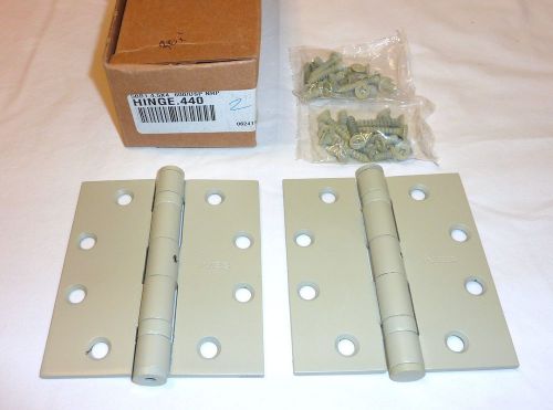(2) Ives 5BB1 4.5 x 4&#034; 600 NRP Mortise Butt Hinges Ball Bearing PRIMED FOR PAINT