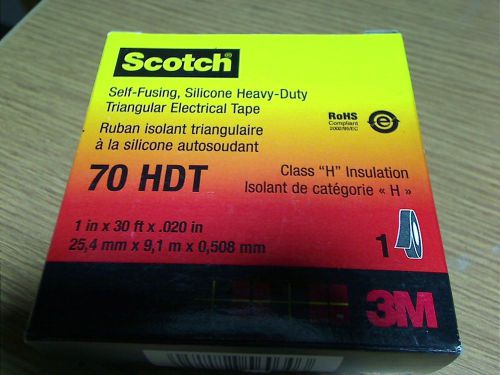 SCOTCH SELF-FUSING SILICONE HEAVY-DUTY ELECTRICAL TAPE  70HDT