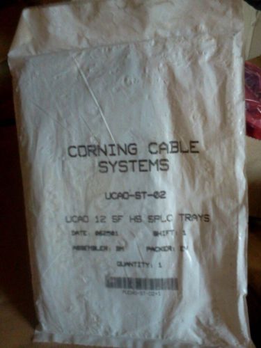 Corning cable systems  UCAO-ST-02 splice trays(lot of 3)