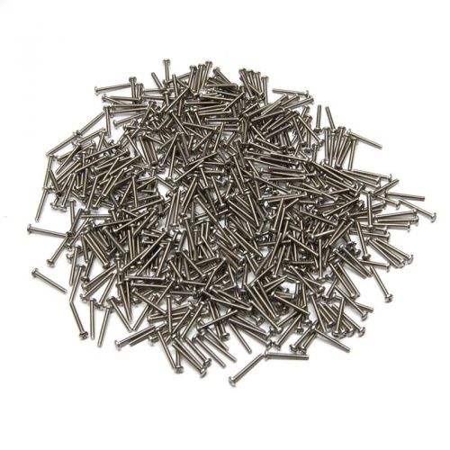 (500) NEW 316 Stainless Steel 4-40x7/8&#034; Phillips #1 Pan-Head Machine Screws