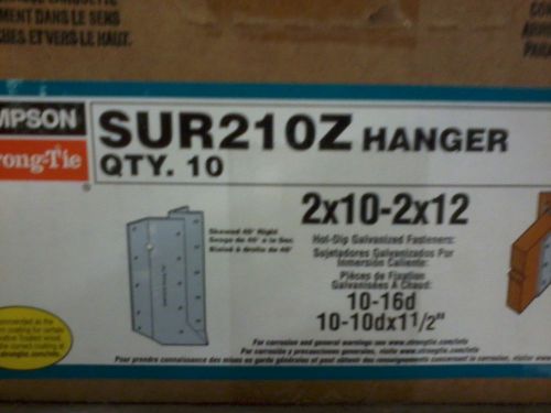 Simpson Strong-Tie SUR210Z RIGHT SKEWED 45 HANGER Z box of 10