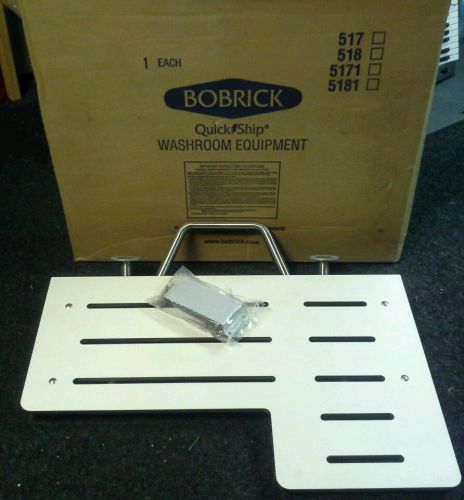 Bobrick 5181 Reversible folding shower seat