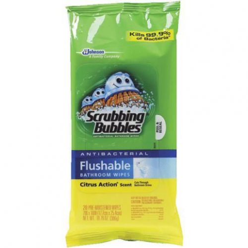 28CT FLUSHABLE BATH WIPE 70614