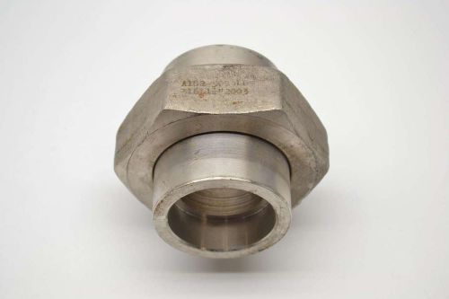 NEW 1-1/4IN SOCKET WELD STRAIGHT STAINLESS A182 3000LB 2003 PIPE FITTING B409207