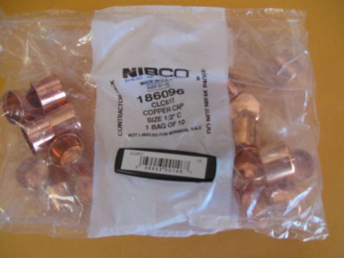 Lot of 20  1/2&#034; copper sweat cap fitting for sale