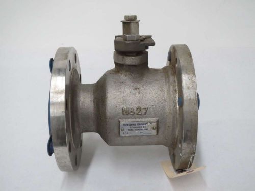 FLOW CONTROL COMPONENTS CF8M 4X3 IN 150 STAINLESS FLANGED BALL VALVE B480286