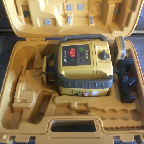 New Topcon RL-H4C Construction Self-Leveling Rotary Grade Laser Level &amp; Receiver