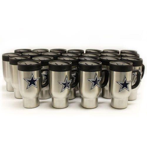 (24) Dallas Cowboys Travel Mugs