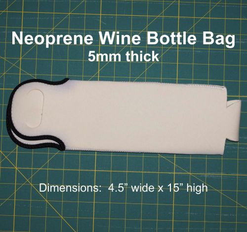 Blank Dye Sublimation Neoprene Wine Bag