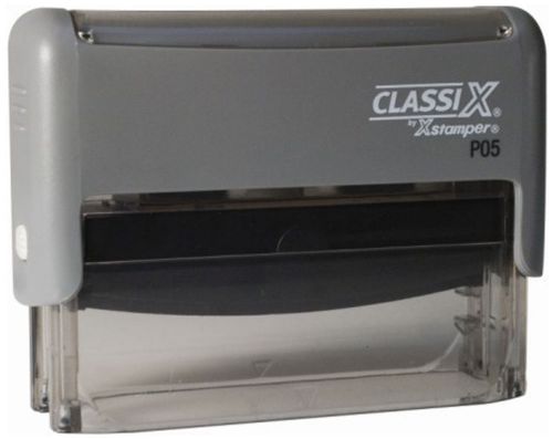 NEW Custom Xstamper Classix P05 1 Line Text Self-Inking Rubber Stamp