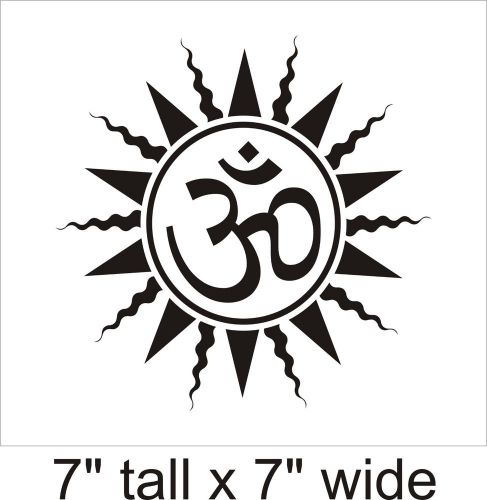 Hindu Religious Silhouette Wall Art Decal Vinyl Sticker Mural Decor - FA331