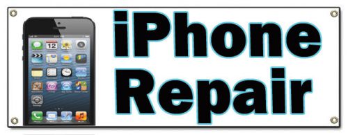 Iphone Repair Banner Advertising Sign Display Cell Phone Android Tablet Fix LCD