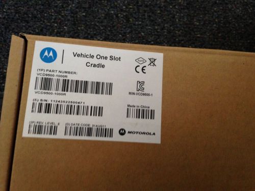 NEW Motorola VCD9500-1000R Vehicle Docking Cradle &amp; USB Pass Through for MC9500