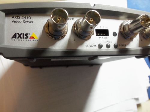 Axis communications 241q video server 4 channel cctv video ip network encoder for sale