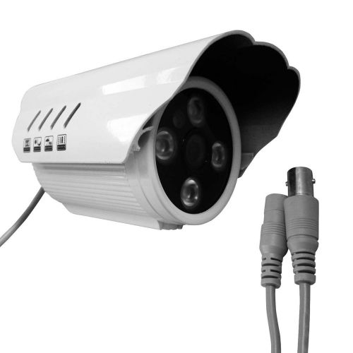 Infrared Bullet CCTV Camera White Shop Home Security Camera 800 TVL Sony Lens