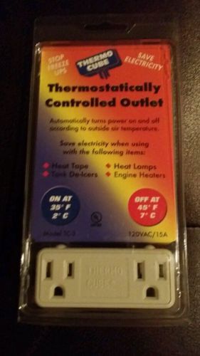 Thermostatically controlled outlet