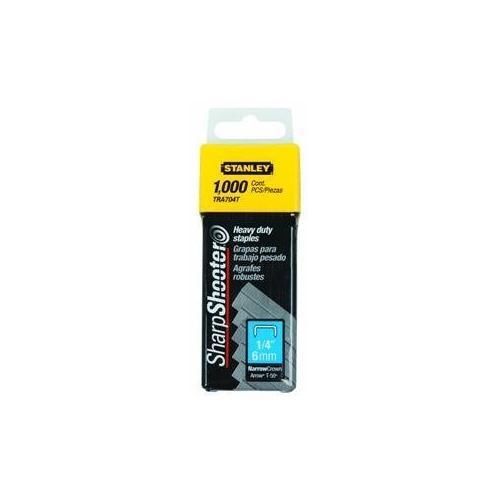 Stanley TRA704T 1/4-Inch Heavy Duty Staples, Pack of 1000 New
