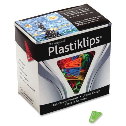 Baumgartens Plastiklips Paper Clip Small 1000/Box Assorted BAULP0200