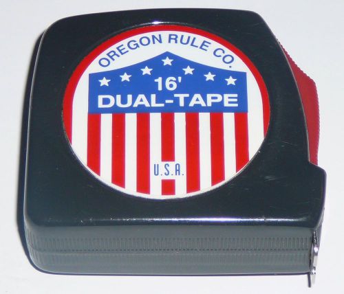 Measuring Tape - 3/4&#034; Wide X 16 FT Long - Dual Directional - Fract - 1/16&#034; Grads