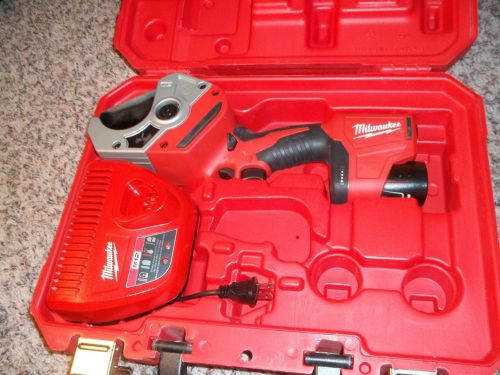 Milwaukee PVC Shear In Case With Charger and M12 Li-Ion Very Clean - Excellent