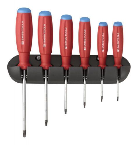 PB Swiss Tools PB 8440 Screwdriver Set Torx® with Wall Rack SwissGrip 6pc