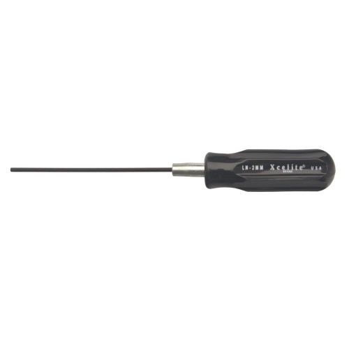 Xcelite ln2mm, 2mm x 102mm recessed socket head screwdriver, black handle for sale