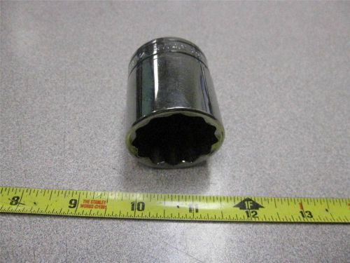 SNAP ON  Socket Shallow 1 1/4&#034; 12-Point 3/4 DRIVE SW401 NICE