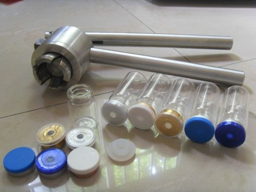20mm stainless steel manual crimper flip off caps hand sealing/capping machine for sale