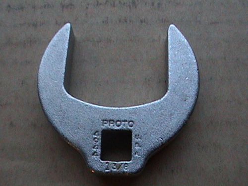 Proto tools 3/8 crowsfoot 1-3/8 open end wrench No 4944