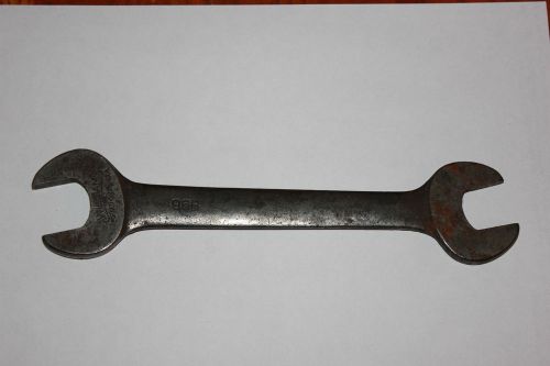 Williams #96B Double Open End Wrench 7/16&#034;USS x 9/16&#034;USS - Made in USA