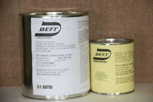 Deft polyurethane topcoat paint kit 03-gy-287 (gray 36320) 1 gal for sale