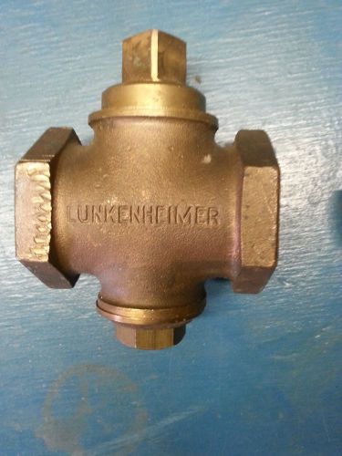 Vintage Lunkenheimer Brass Fitting Steam Stationary Engine Train Valve; 1/2&#034;; A