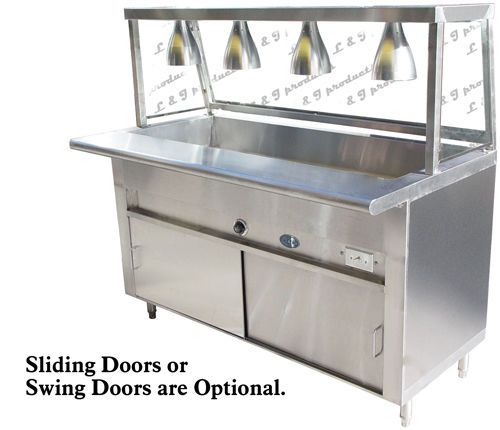 New Commercial Kitchen Electric Cafeteria Steam Table- 36&#034;