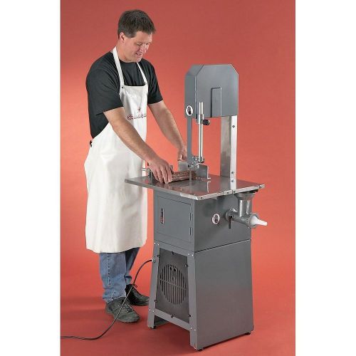 3/4hp meat butcher band mincer saw w/ grinder stuffer stainless steel table for sale