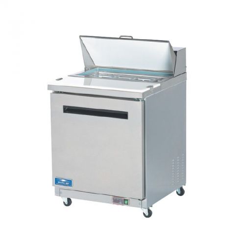 Arctic air single door mega top sandwich prep table nsf approved amt28r for sale