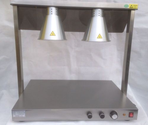 Carvery heated display, 2 two, lamp food &amp; plate warmer, heated base, commercial for sale