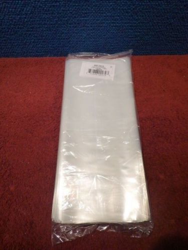 POLY BAGS- 5&#034; x 12&#034;- 2 MIL-100 BAGS PER PACKAGE-CLEAR FLAT TOP-NEW