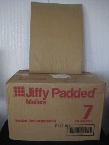 Jiffy Padded Shipping Envelopes 50 Count Heavy Duty 14 1/4&#034; x  20 Mailing #7