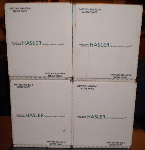 NEW! HASLER 16 Bricks of Postage METER TAPES/Strips/Labels