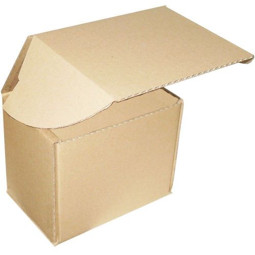 500x shipping cardboard boxes 160x110x130mm plug box with hinged lid for sale