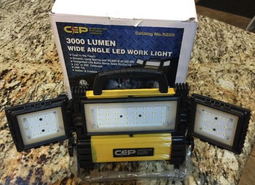 CEP 5220 Work Light Adjustable Cool LED Side Wings 3000 Lumens Indoor Outdoor