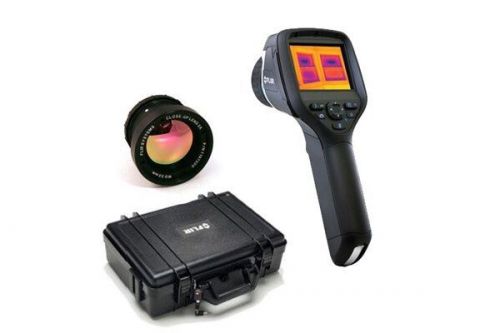 Flir e60-kit-45 thermal imaging camera kit with standard and 45° lens and case t for sale